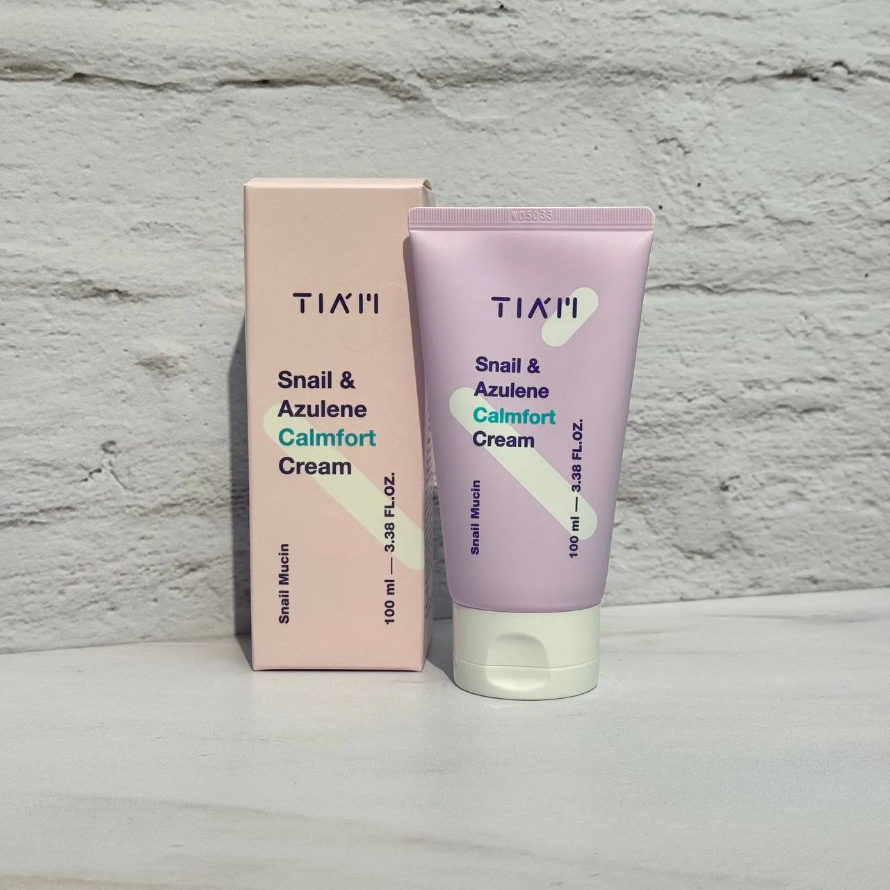 کرم آبرسان و تسکین‌دهنده حلزون و آزولن تیام TIAM Snail &amp; Azulene Calmfort Cream