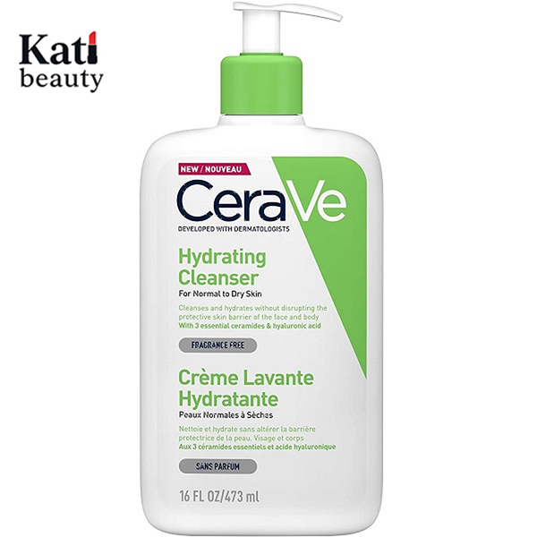 ژل شستشو هیدراتینگ سراوی CERAVE حجم 437 میل مدل HYDRATING CLEANSER-کتی بیوتی
