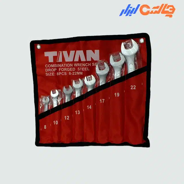 آچار یکسررینگی 8 عددی تیوان