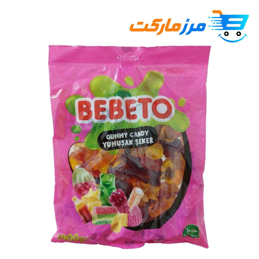 پاستیل ببتو BEBETO مدل میکس دریایی 1کیلوگرمی