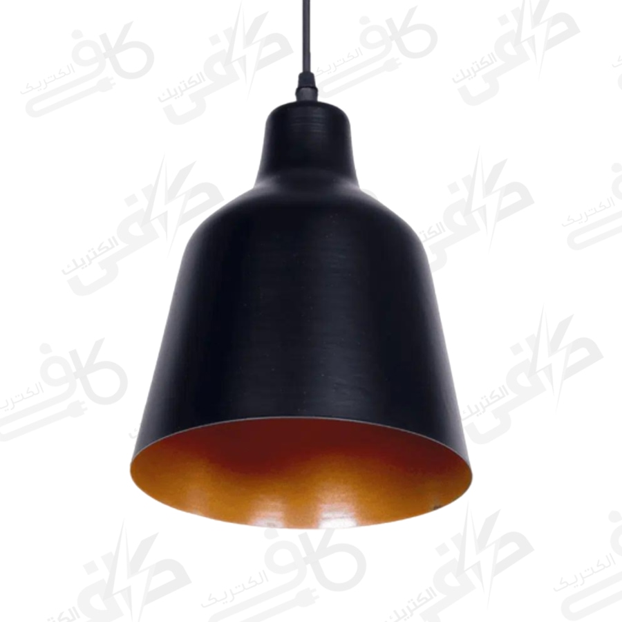 چراغ آویز تزیینی مشکی طلایی کد 115