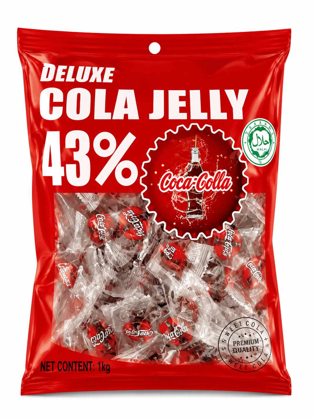 پاستیل ژله کولا Deluxe Cola Jelly
