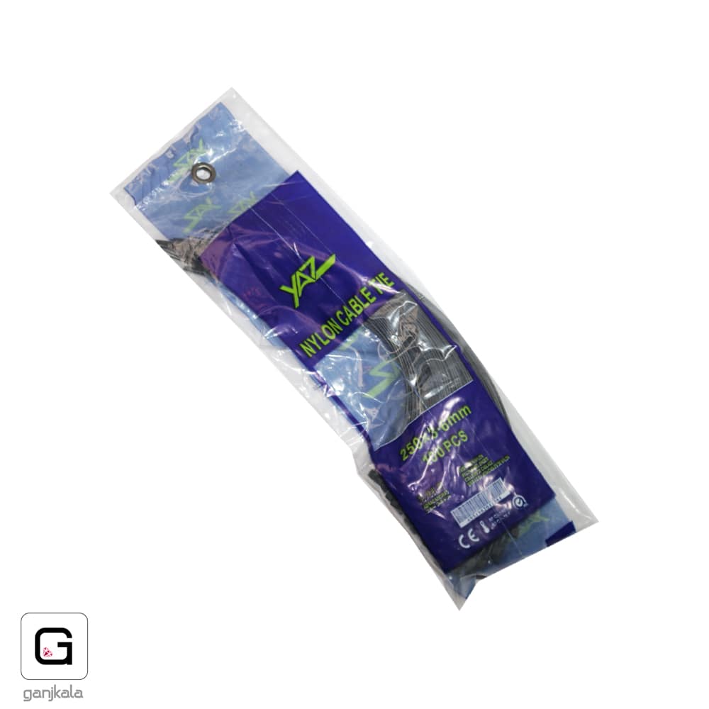 بست کمری 25 سانت مشکی 3/6*250 یاز
