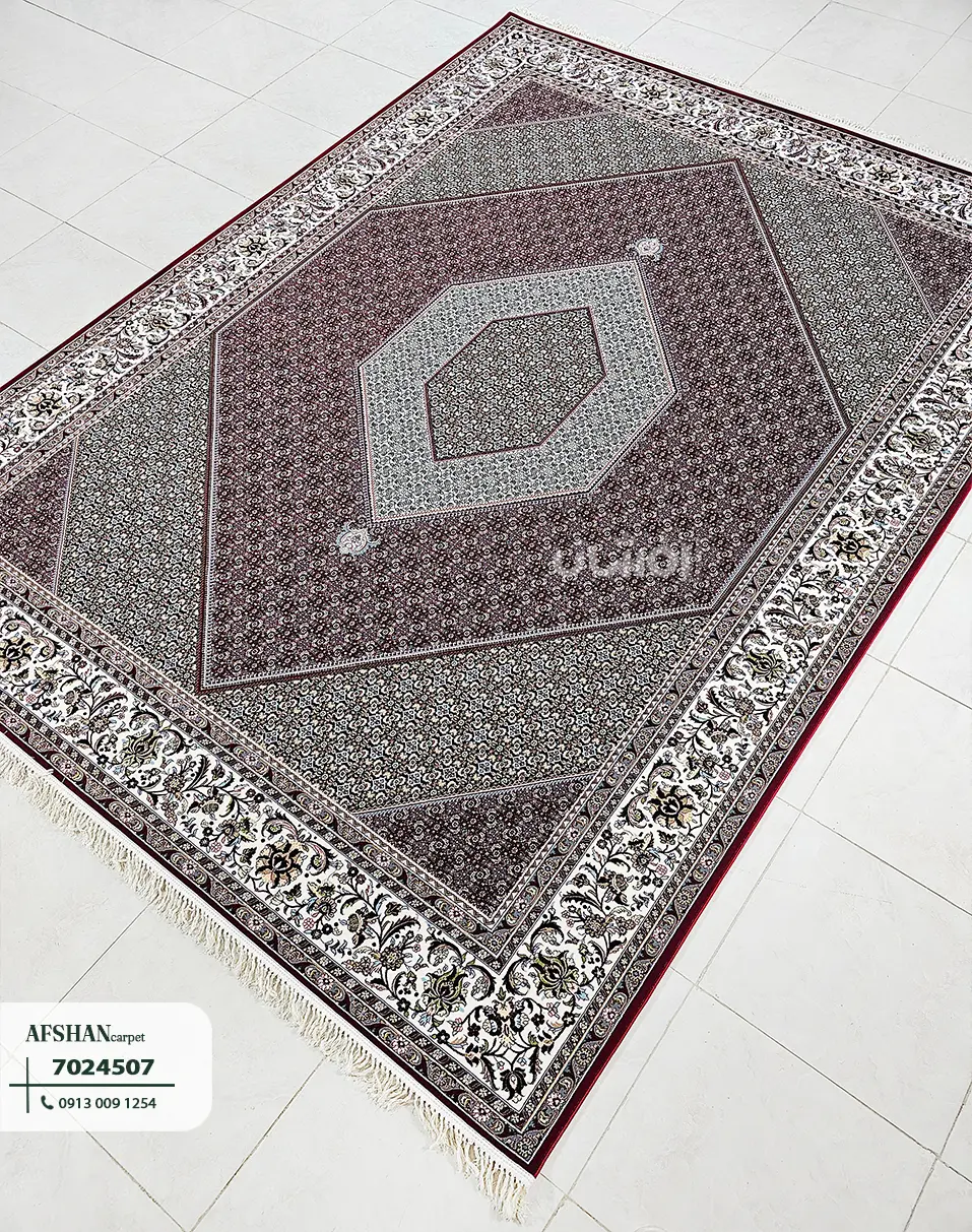 فرش 700 شانه آکرلیک طرح بیجار کد 7024507 آرزو