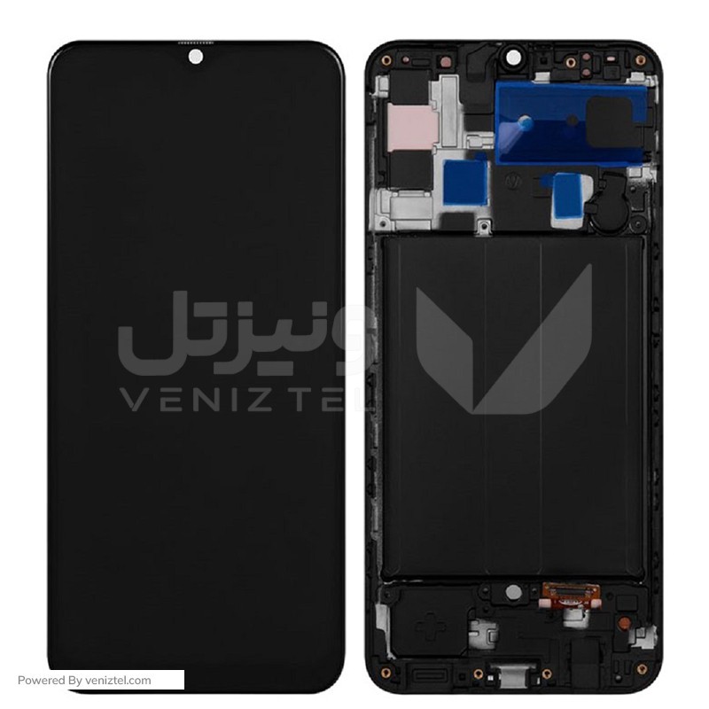 تاچ و ال سی دی با فریم اصلی شرکتی  سامسونگ (Service Pack) مدل LCD Samsung A50 + F