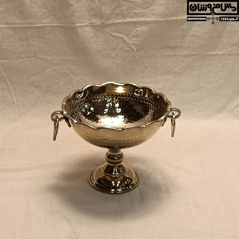 گز خوری مسی آبکاری کروم مدل سیمین