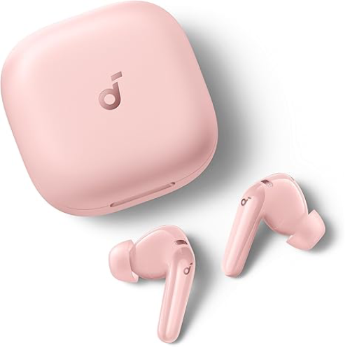 هندزفری بلوتوثی انکر آر 60 ای (Anker Soundcore R60i NC D1202) - صورتی, گارانتی شرکتی 18ماه خدمات پس از فروش و 6 ماه تعویض قطعه + ارسال فوری
