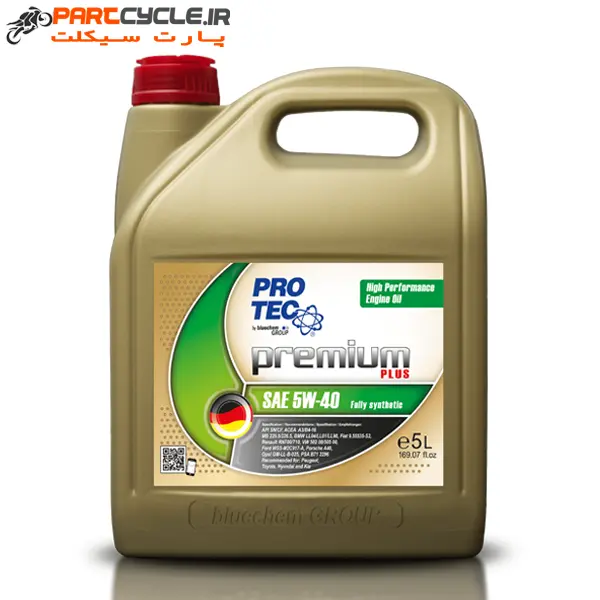 روغن پروتک 5W-40 SN پنج لیتری