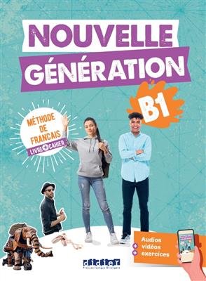 Nouvelle Generation B1 Livre + Cahier (سیاه سفید)