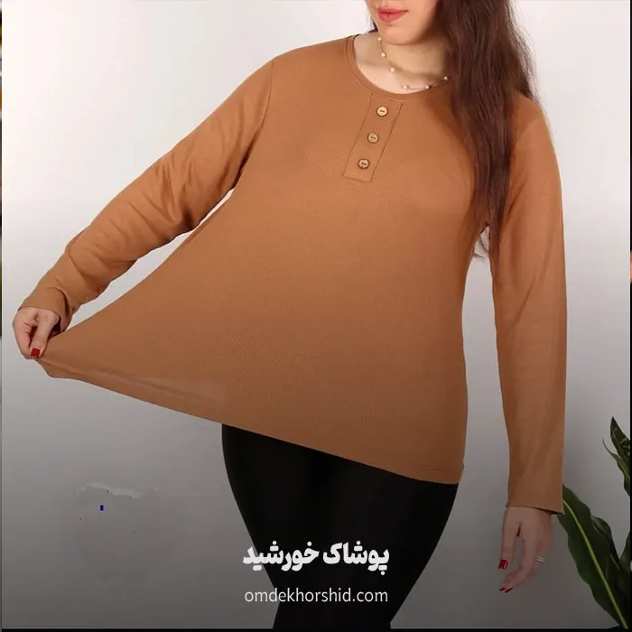 بلوز ۳ دکمه قواره دار