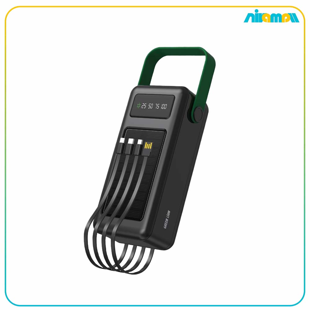 پاوربانک گرین لاین مدل SOLAR MAX ظرفیت 50000 میلی آمپر ساعت