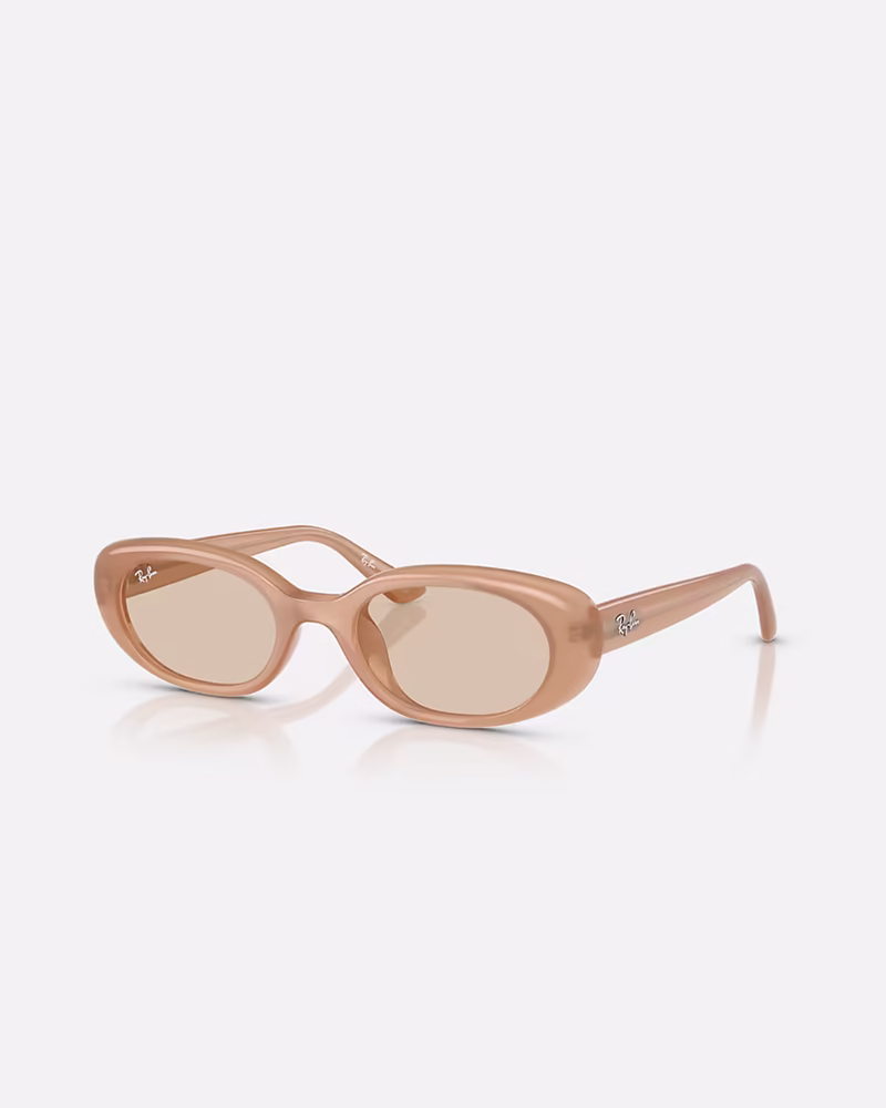 عینک آفتابی اورجینال زنانه ریبن مدل RayBan RB4441D - فريم قهوه اي روشن شيشه اي عدسي قهوه اي روشن