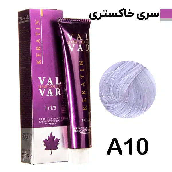 رنگ مو وال وار بلوند خاکستری خیلی خیلی روشن سری خاکستری شماره A10