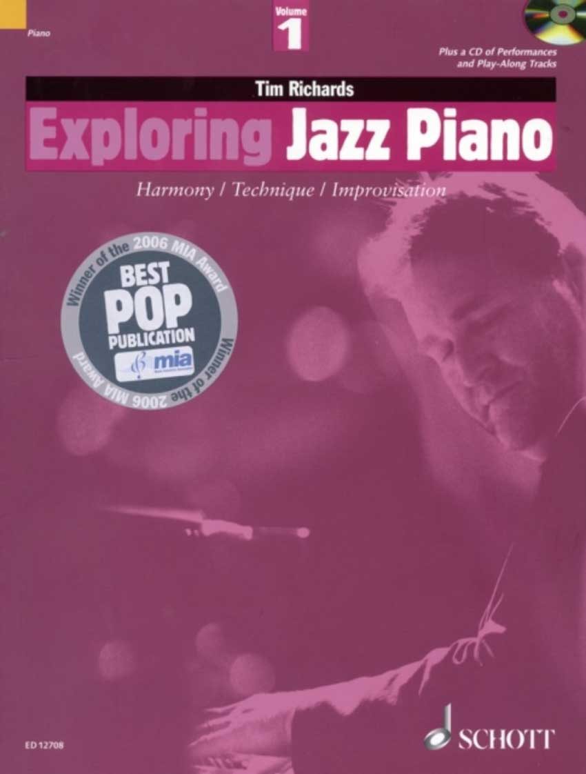 کتاب آموزش پیانو جاز Tim Richards_Exploring Jazz Piano Vol 1