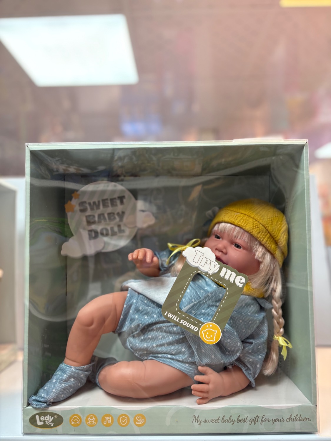 عروسک نوزاد خندان برند LEDY TOYS