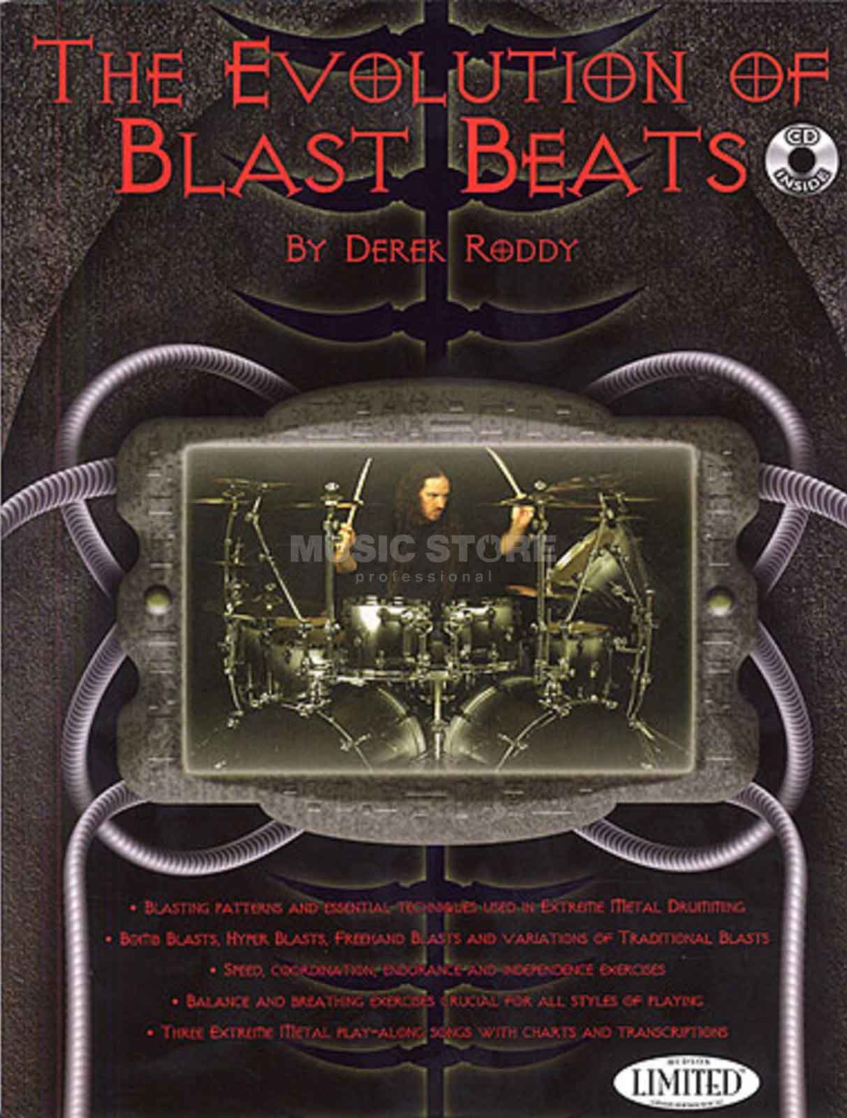 کتاب آموزش درامز Derek Roddy_The Evolution Of Blast Beats