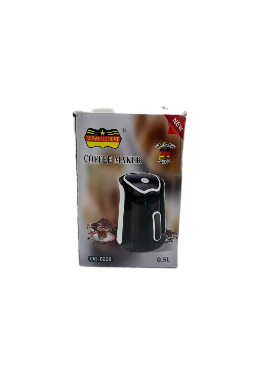 قهوه ساز 0.5 لیتری رمانتیک هوم مدلOG-022B