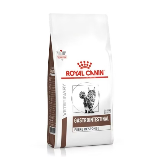 غذای خشک گربه رویال کنین مدل  GASTROINTESTINAL FIBRE وزن 2 کیلوگرم