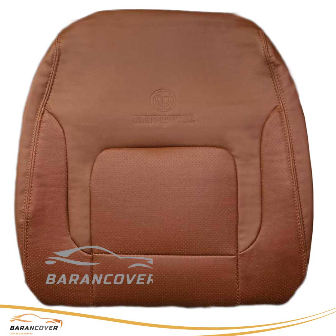 روکش صندلی برلیانس H330 تمام چرم رنگ مارون تیره
