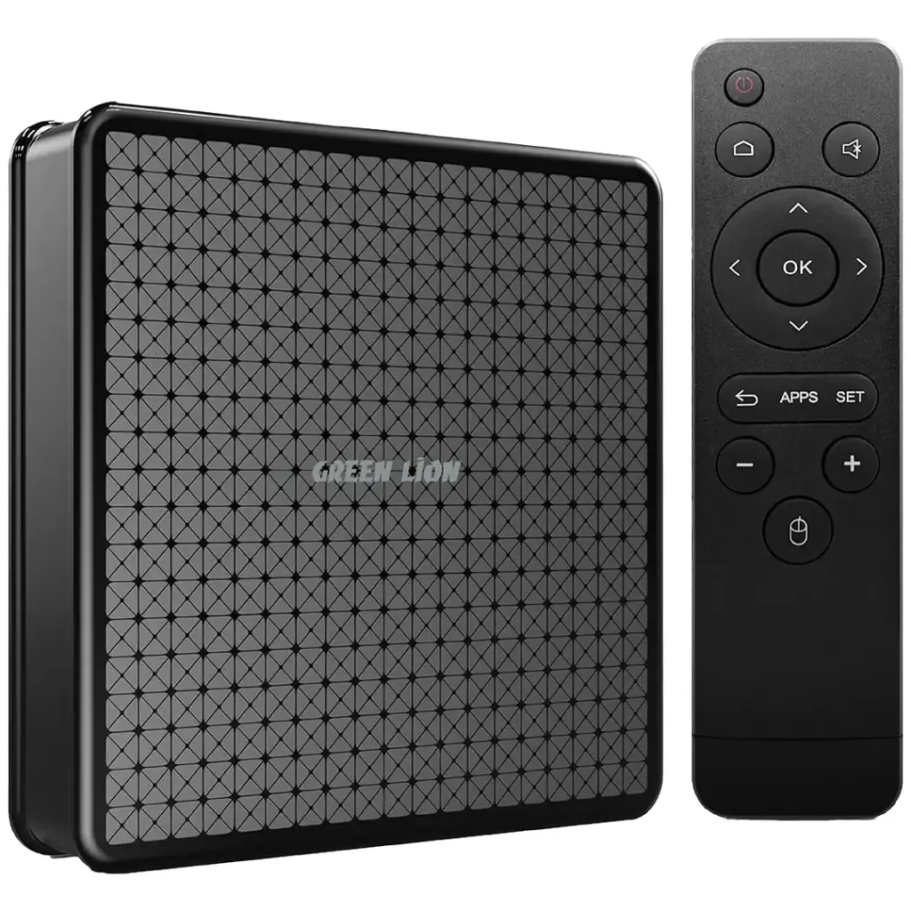 اندروید باکس 4K گرین لاین Green Lion Android TV Box 4K with Remote Control