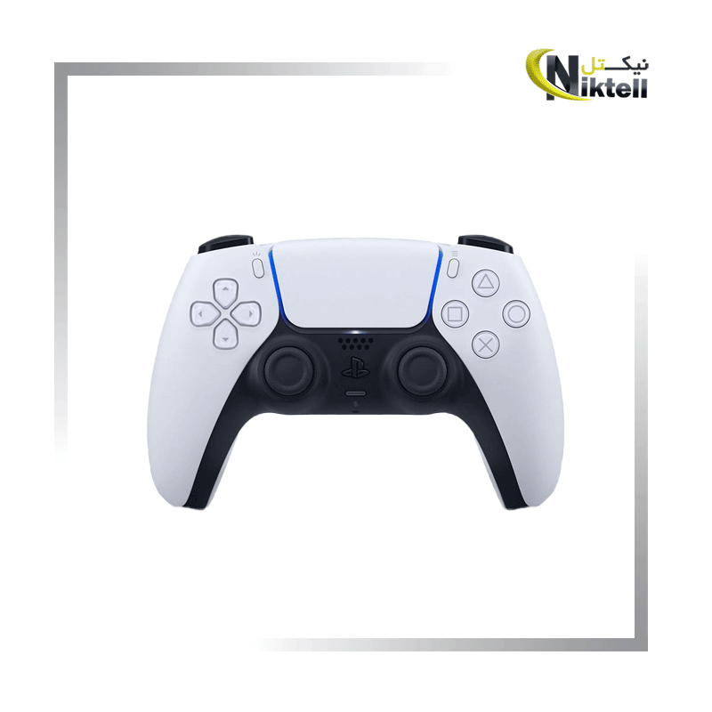 دسته بازی بی‌سیم سونی Sony مدل DualSense PS5 رنگ سفید