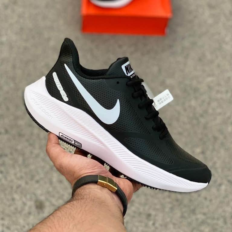 کتونی نایک ایرزوم گاید مشکی NIKE AIR ZOOM چرم