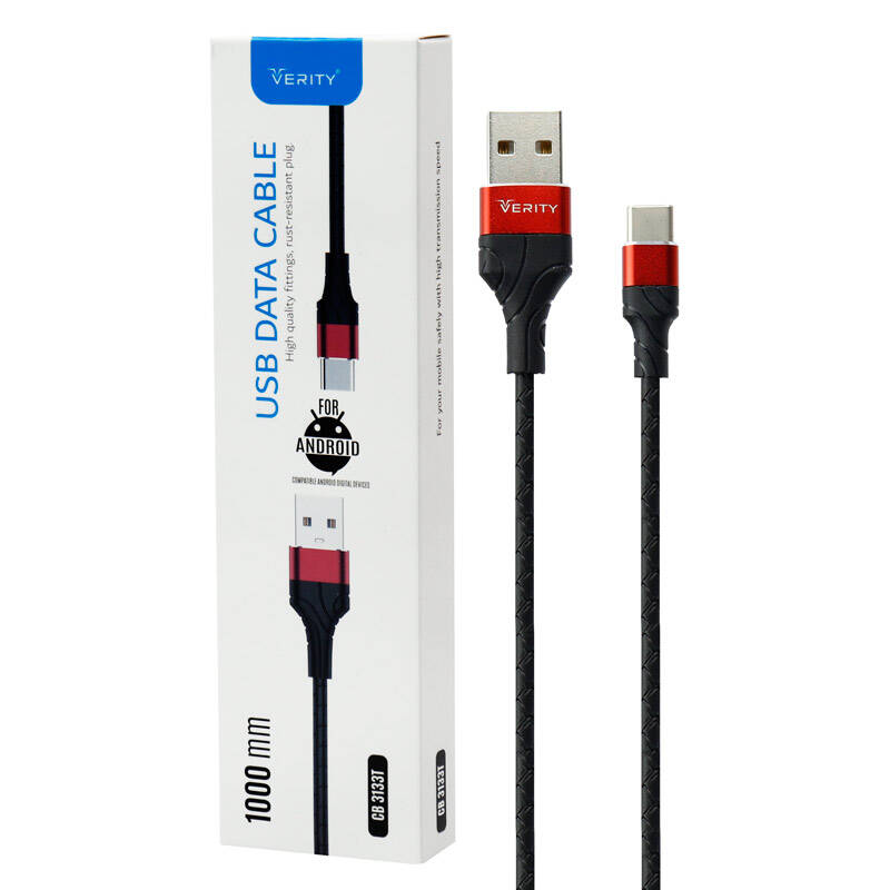 کابل شارژ تایپ سی Verity مدل CB-3133T