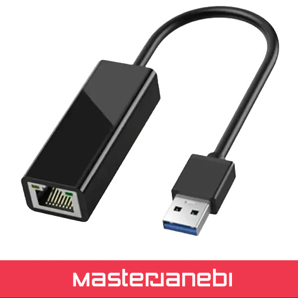 تبدیل USB-A به RJ45 100Mbps کوتسی USB Ethernet Adapter Coteci 83001