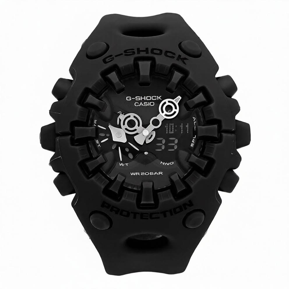 ساعت جی شاک سالی وانGA-V01 فول مشکی مردانه GShock-8238-G