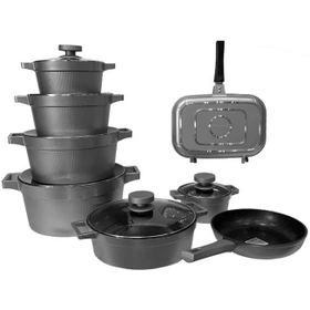 سرویس 15 پارچه طوسی دیاموند یونیک کد UN-8521