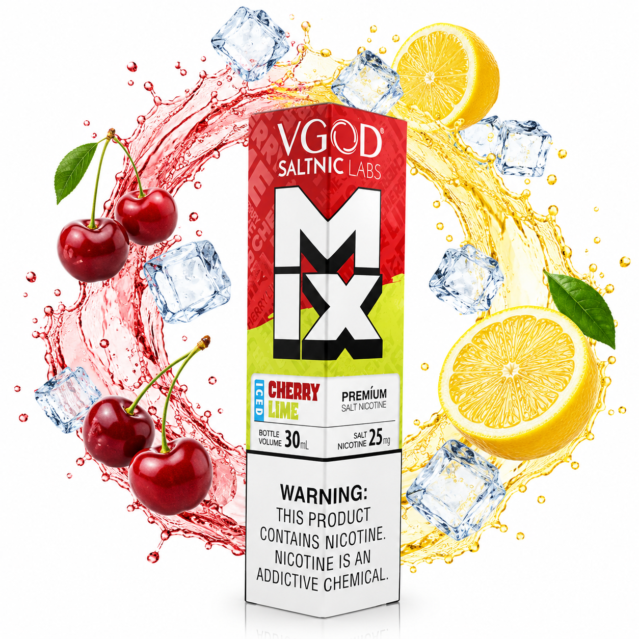 سالت گیلاس لیمو یخ ویگاد salt cherry lime ice v god