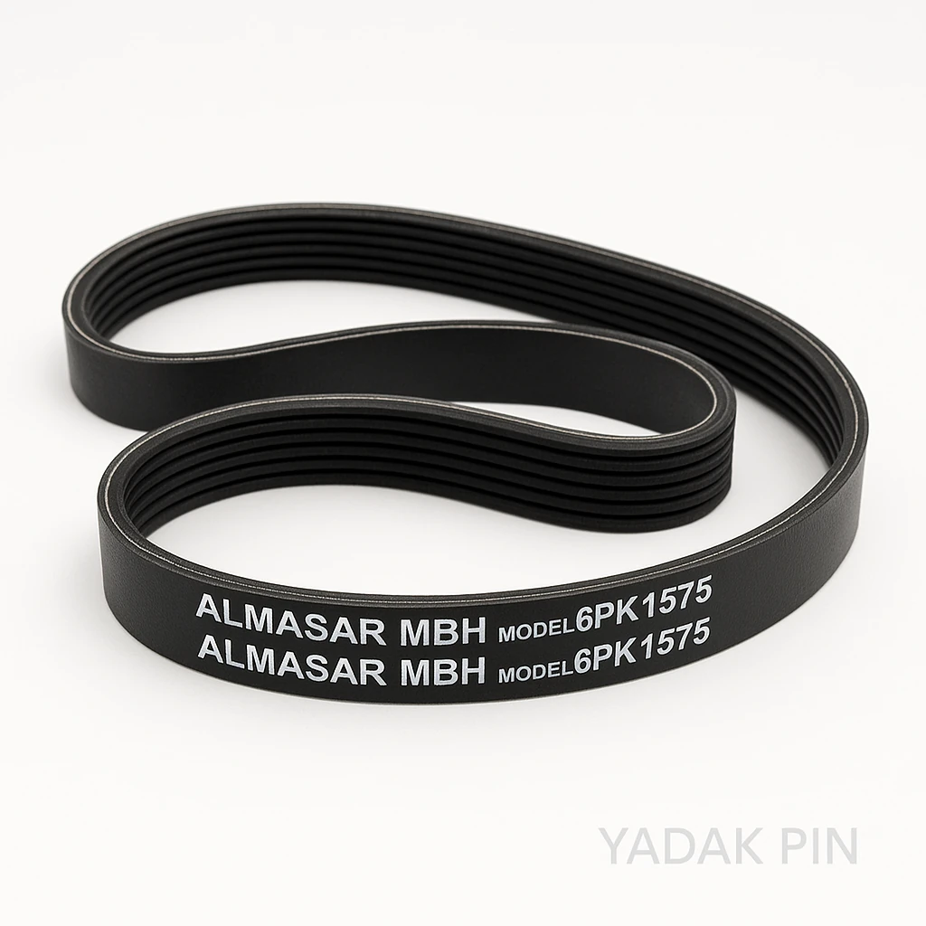 تسمه دینام 1575 المسار پشت سوسماری(ALMASAR) مخصوص پژو 206 تیپ 5