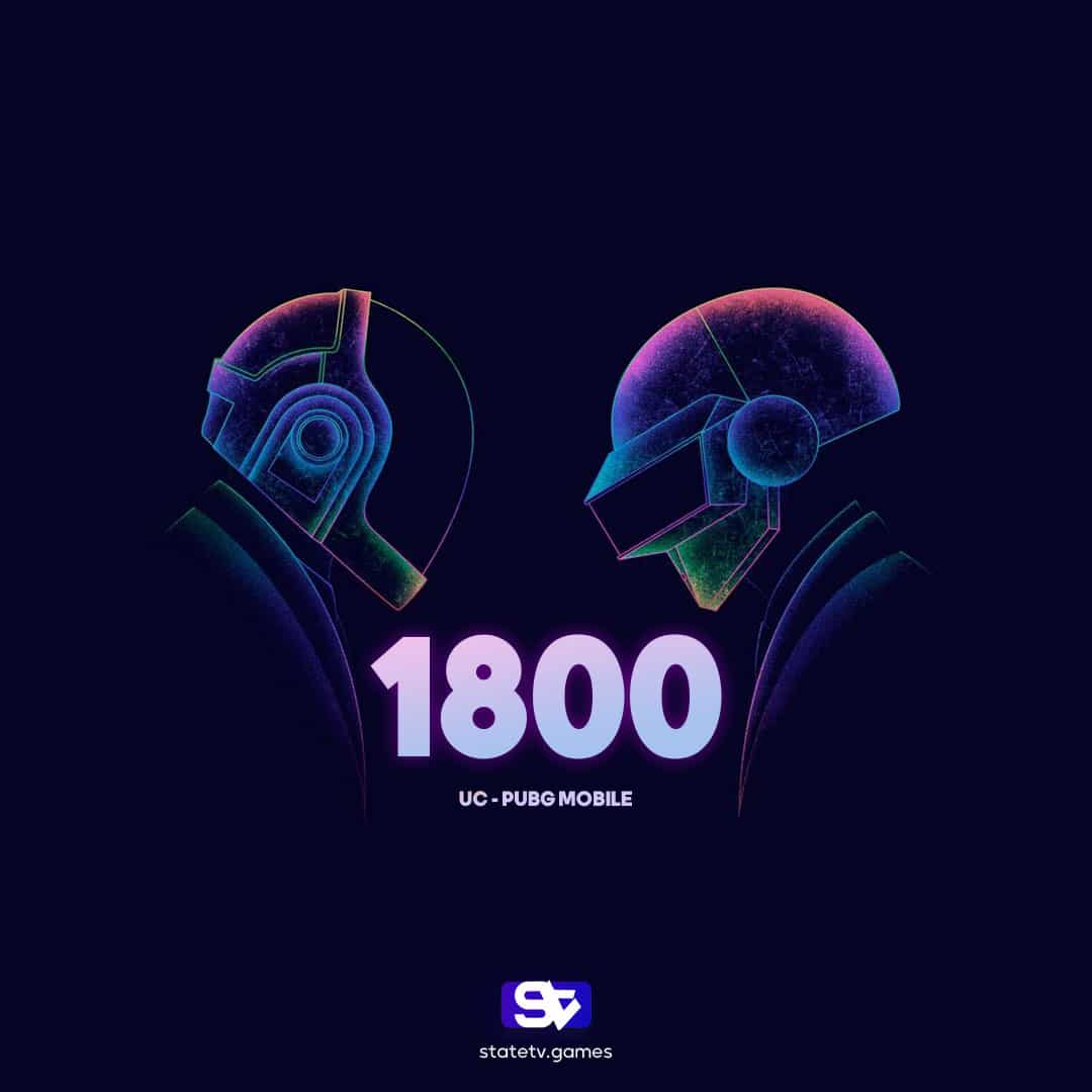 1800 یوسی پابجی موبایل