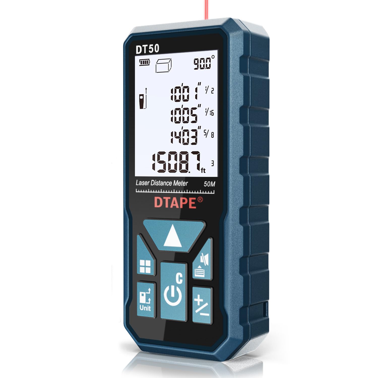 متر لیزری اندازهگیری DTAPE DT50 فوتی 165