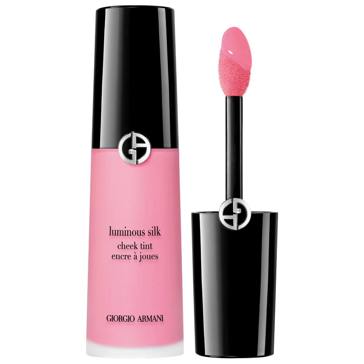 رژگونه مایع جورجیو آرمانی | Giorgio Armani Luminous Silk Cheek Tint Blush - 53 Bold Pink - cool baby pink