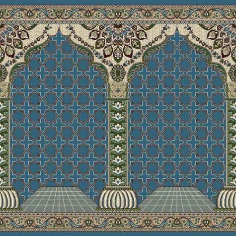 فرش سجاده ای محرابی طرح شاهکار