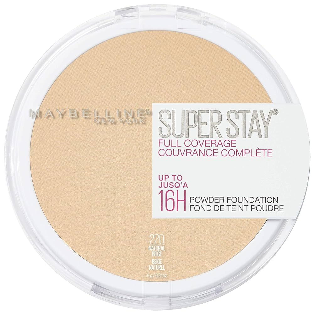 پنکیک سوپر استی 16 ساعت میبلین رنگ Maybelline SuperStay Powder Foundation 16h _ Natural Beige