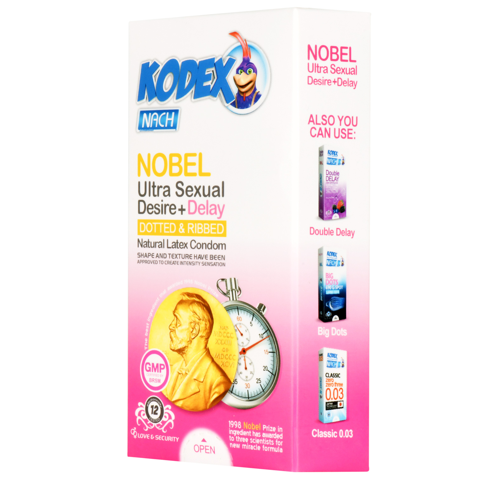 کاندوم تاخیری مدلNobel Ultra کدکس12 عددی
