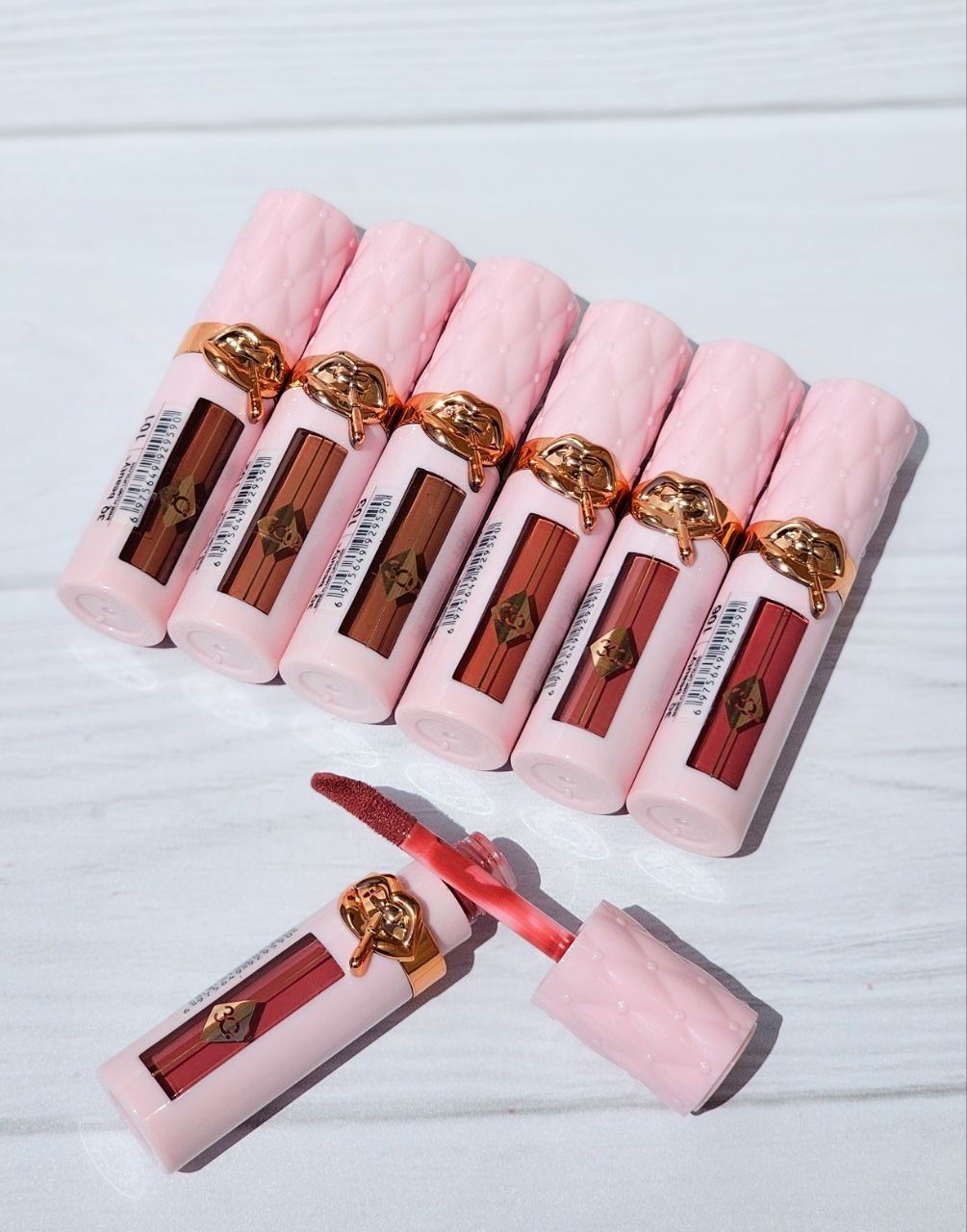 لیپ گلاس حجمدهنده طرح لب 3Q Beauty
