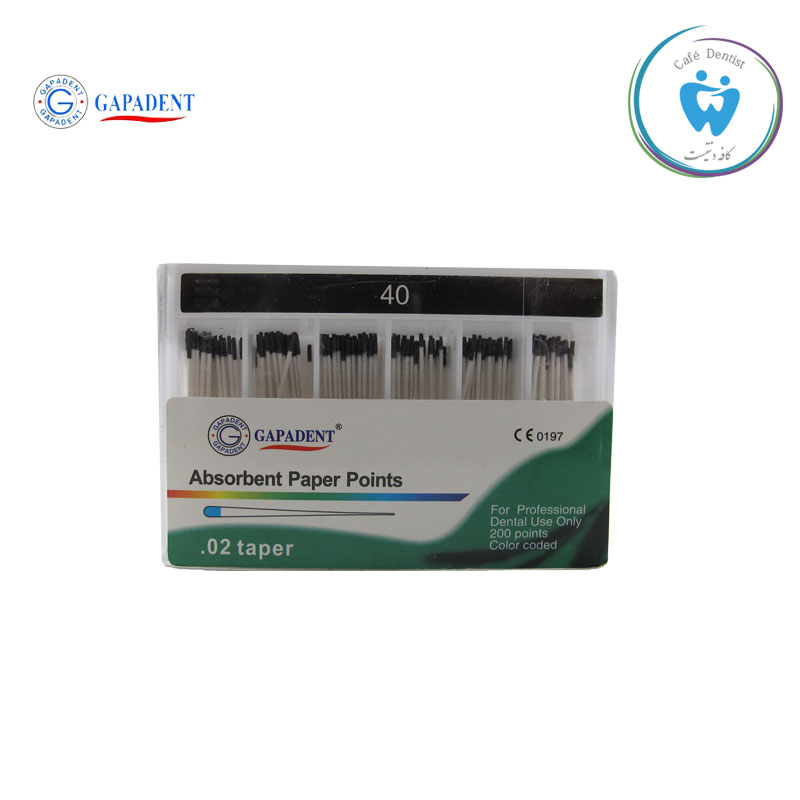 کن کاغذی گاپادنت - GAPA DENT Absorbent Paper Points