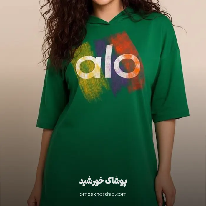 بلوز هودی باکسی alo