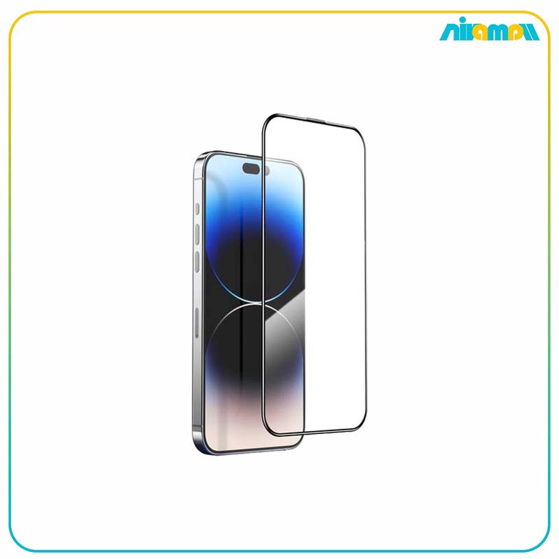 گلس گرین لاین مدل 3D Silicone Plus مناسب برای گوشی موبایل iPhone 15 Pro Max