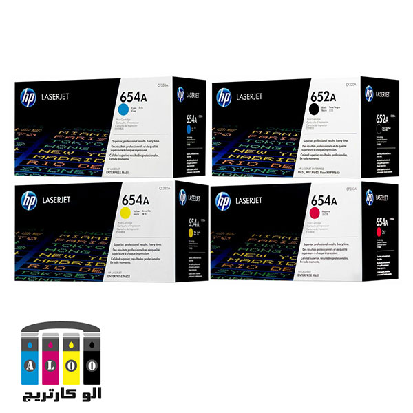 ست کارتریج 652A-654A اچ پی چهاررنگ