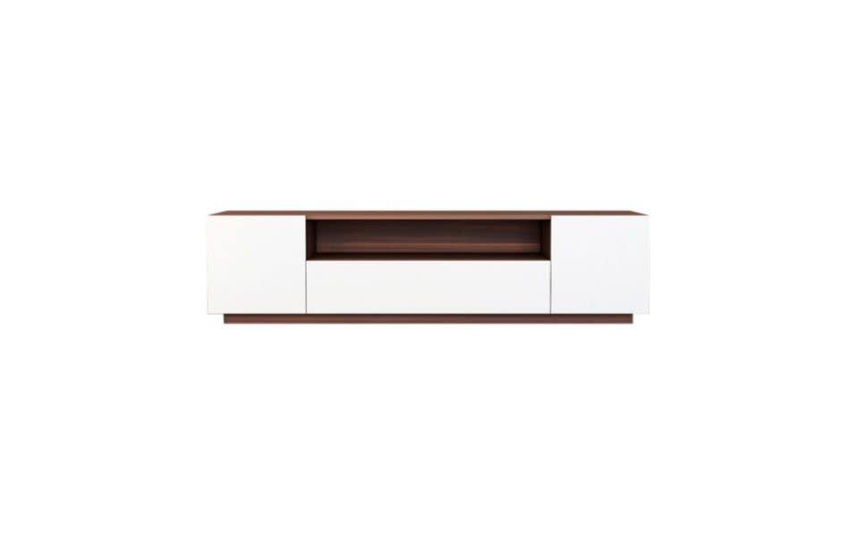 میز تلویزیون رنگ سفید تمام ام دی اف (mdf) کد 00138