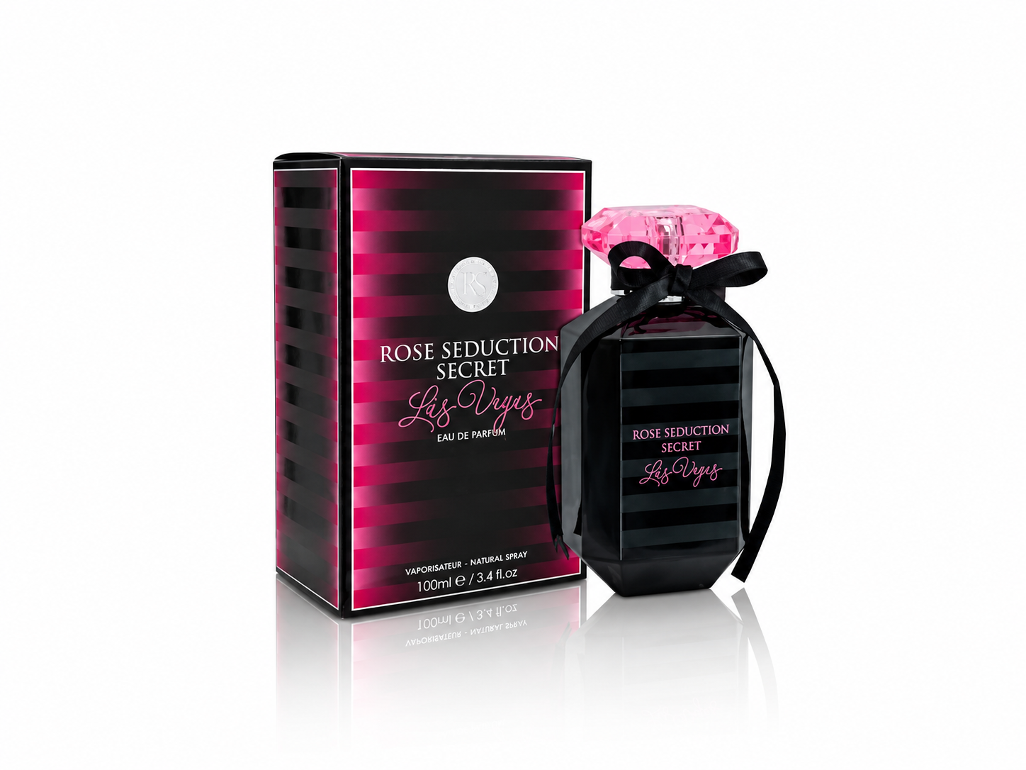 عطر ادکلن رز سد اکشن سکرت لاس‌ وگاس فراگرنس ورد حجم 100میل ROSE SEDUCTION SECRET Las Vegas