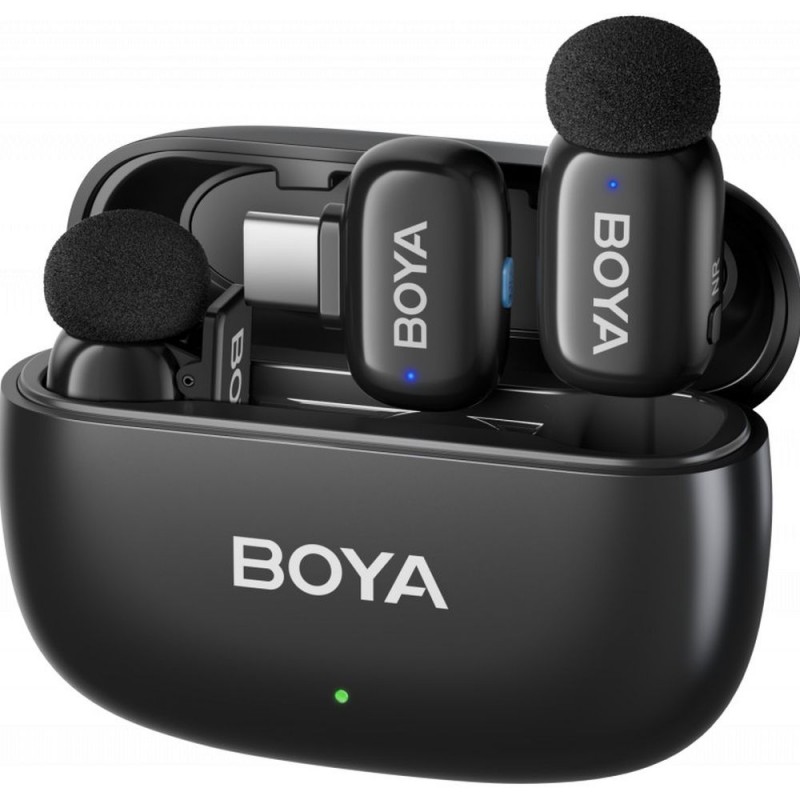 میکروفون بویا مدل BOYA BY-Boya Mini 14 با دوسال گارانتی بویا ایران رنگ مشکی