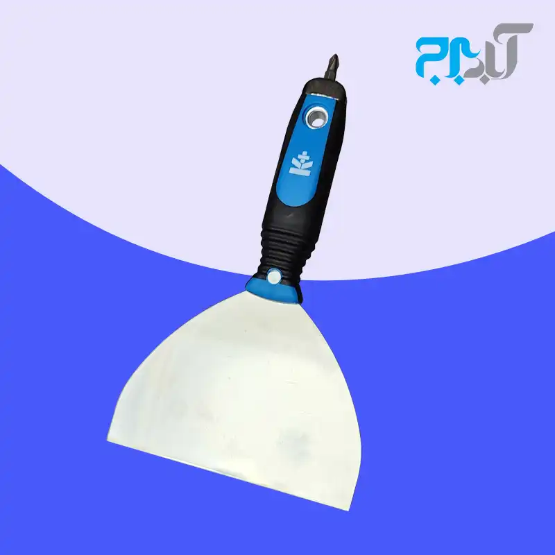 کاردک بتونه 15سانت سر پیچ گوشتی دار کی پلاس