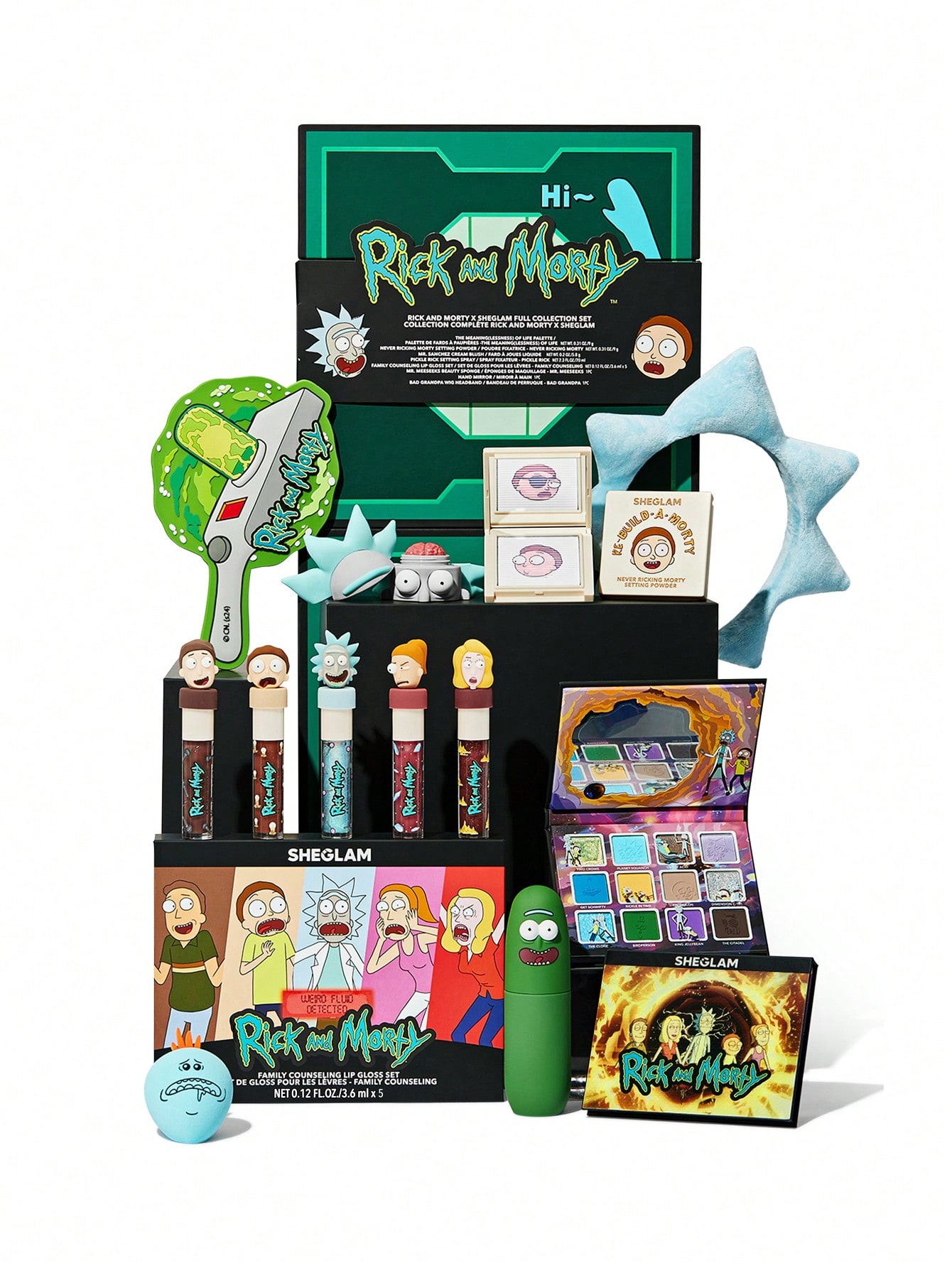 پک کامل آرایشی ریک اند مورتی (ست- کالکشن) شیگلم مدل Rick and Morty X SHEGLAM Full Collection Set