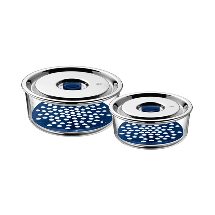 ظرف نگهدارنده 2 پارچه وی ام اف | WMF Top Serve Glass Bowl Set 2-piece