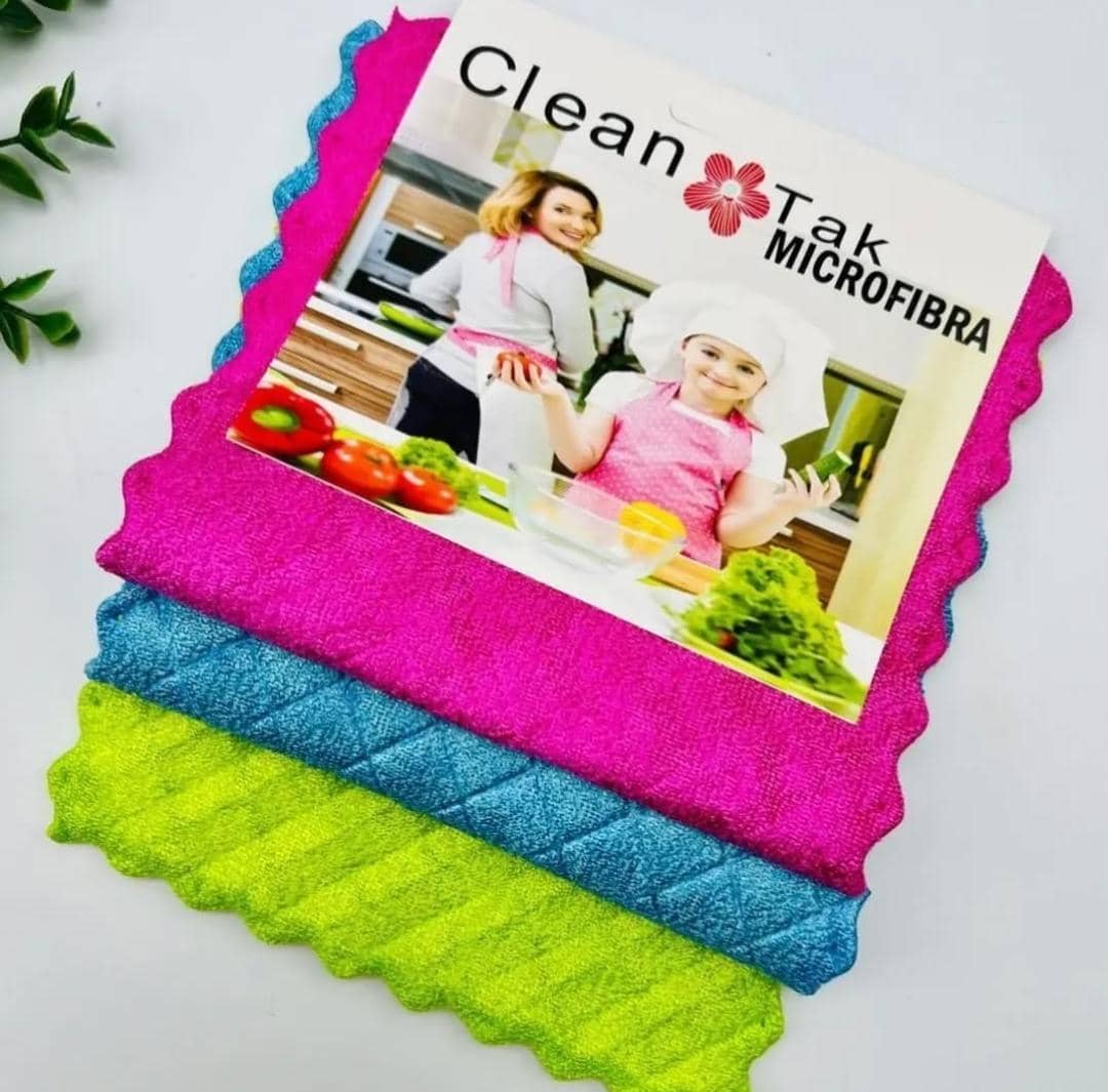 دستمال چربی زدا نانو 3 عددی